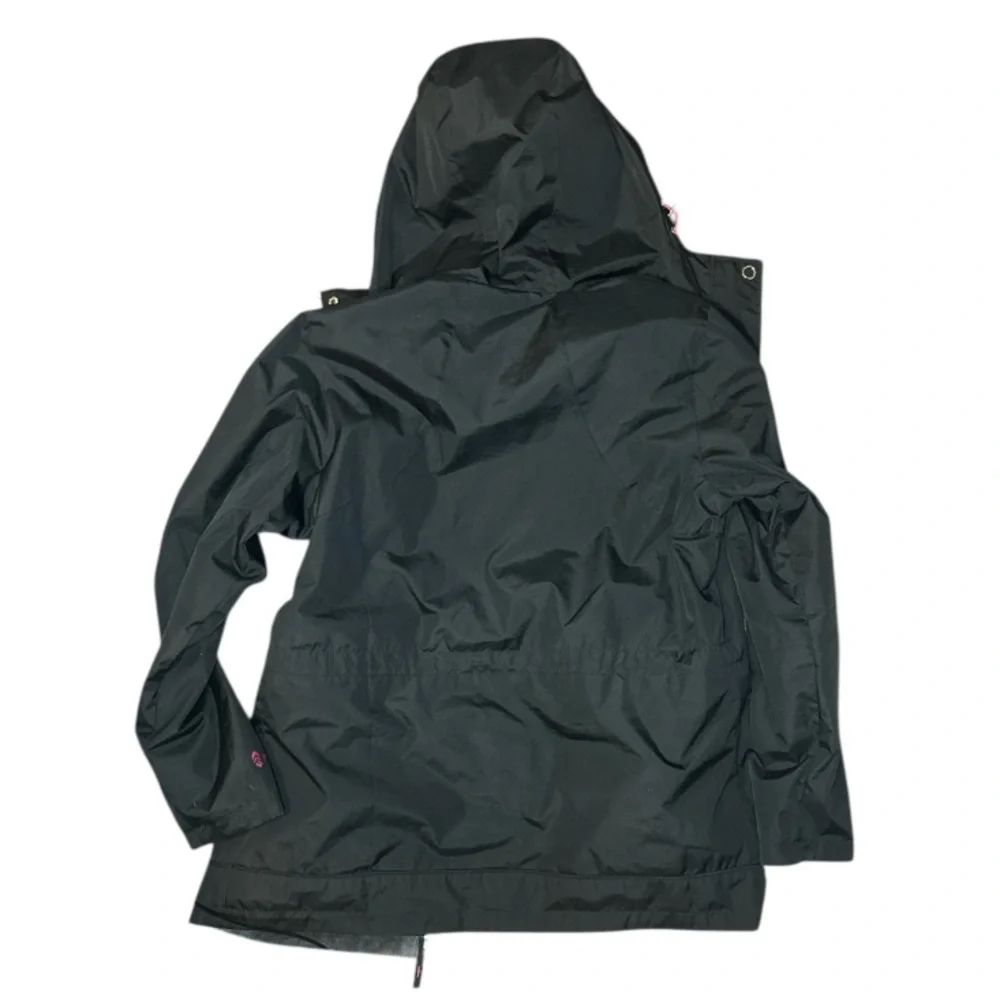 Free Country Black Waterproof Lined Jacket with Pink Logo - Picture 5 of 8